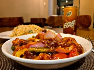 comida tipica sri lanka devilled chicken
