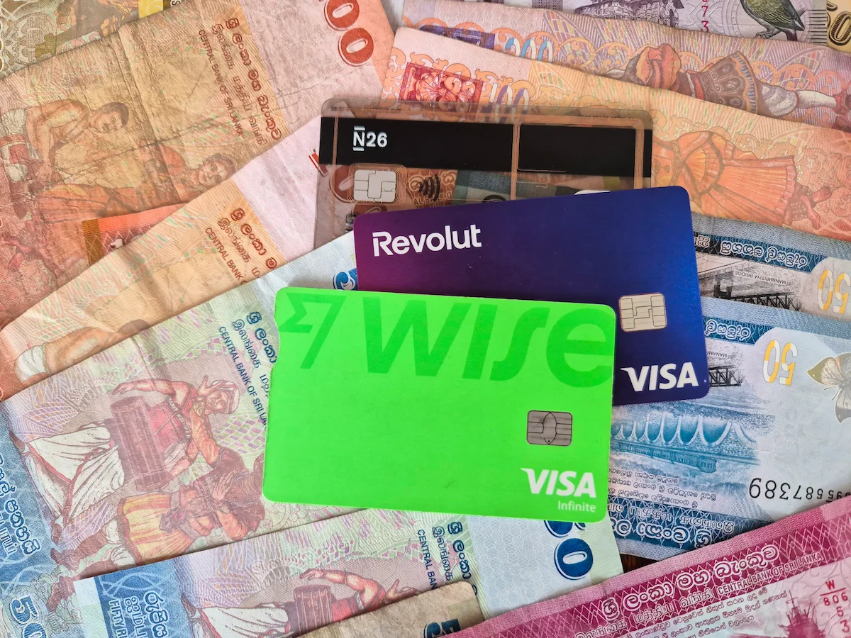 tarjetas de viaje wise n26 revolut sri lanka