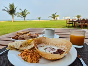 comida de sri lanka desayuno en hotel